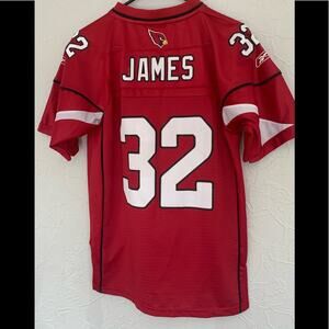 AUTHENTIC VINTAGE REEBOK ARIZONA CARDINALS EDGERRIN JAMES YOUTH JERSEY SZ LARGE